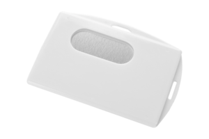 White anti skimming RFID card protector CP1 model